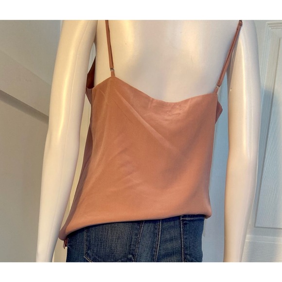 L'AGENCE Silk Charmeuse Camisole Tank - Blush - Size XS MSRP $180 WTS26 - Picture 7 of 14